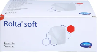 Produktbild von Rolta Soft Synth.-Wattebinde 6cmx3m, 6 St BIN
