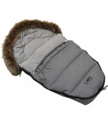 Obrázok produktu pre Fusak šedý s kožušinou 95 cm