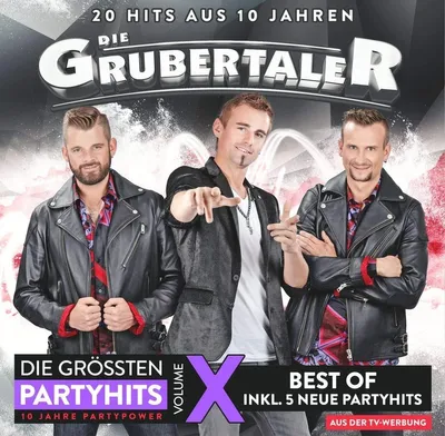 Produktbild von Die Grubertaler - Das Beste aus 10 Jahren Party - Vol. X CD