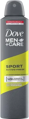 Image de Dove - Déodorant - Spray Homme - Sport Active + Fresh - Énergisant et rafraîchissant - 250 ml - 1 pièce