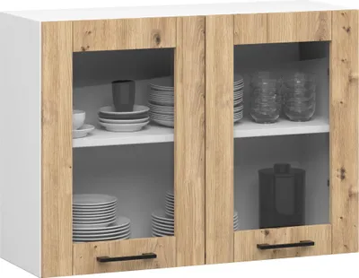Immagine prodotto di Akord Vetrina Oliwia Rovere Artigianale 80X31X58 Cm