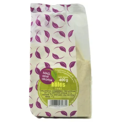 Produktbild von 400g Hirsemehl glutenfrei vegan Hirse Mehl