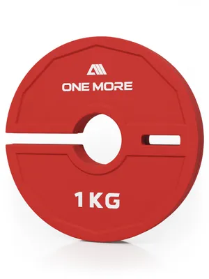 Produktbild von ATLETICA Add-On Flex Plates Colored | 2x1kg | Vollgummi Add On Plates I Drei Gewichte I Optimal um minimale Gewichtssteigerungen vorzunehmen