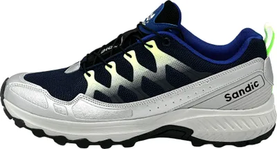 Produktbild von Nowaland Damen Herren Wanderschuhe Bequeme Trail Running Trekkingschuhe Outdoor Schuhe ,Grau/Navy/Hellgrün,45
