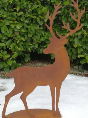 Produktbild von Edelrost Hirsch Leon Leon - 76 cm