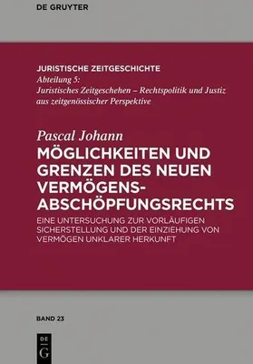 Obrázek produktu pro Möglichkeiten und Grenzen des neuen Vermögensabschöpfungsrechts