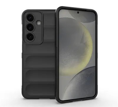 Productafbeelding van MobyDefend Hoesje - Geschikt voor Samsung Galaxy S25 Plus (S25+) - TPU Gripcase - Zwart