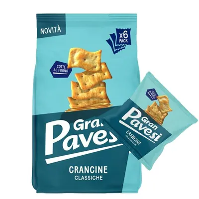 Zdjęcie produktu dla Włoskie krakersy Gran Pavesi Crancine 180 g