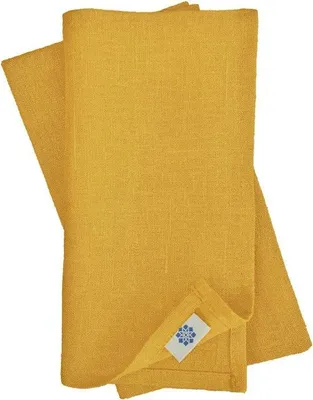 Productafbeelding van Unyqoos® linnen tafelkleed Hygge – 100% voor gewassen linnen, 140 x 200 cm, natuurlijke, zachte structuur, gemakkelijk te onderhouden (machinewasbaar op 40°C)