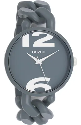 Immagine prodotto di Oozoo orologio da polso grigio in plastica orologi da donna analogici al quarzo UOC11268