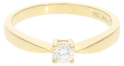 Produktbild von Ring Gold 750 Brillant JL10-07-0092 JuwelmaLux Größe 54