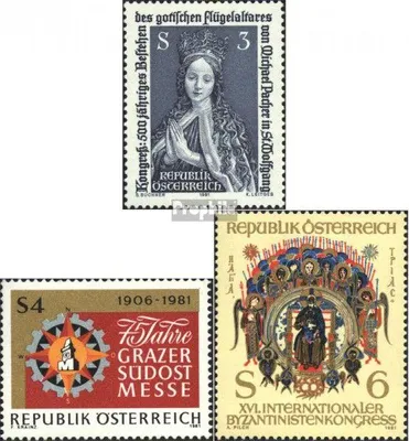 Produktbild von Briefmarken Österreich 1981 Mi 1681,1682,1683, (kompl.Ausg.) postfrisch Sondermarken