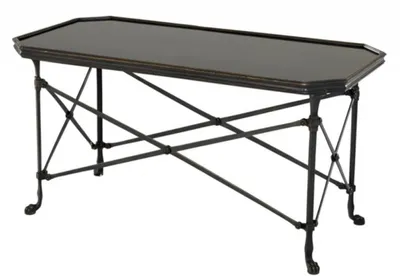Produktbild von Casa Padrino Luxus Art Deco Designer Couchtisch - Rotguss - 90 x 47 x H. 45 cm