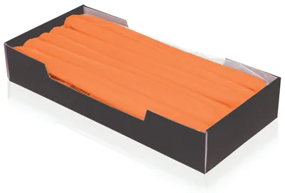 Immagine prodotto di 12x candele Wiedemann 203039.089 - Ø25 mm, altezza 250 mm, albicocca