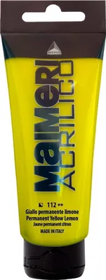 Obrázok produktu pre Maimeri Acrilico Akrylová farba Permanent Yellow Lemon 112 75 ml 1 ks