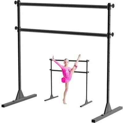 Zdjęcie produktu dla Drążek do baletu wolnostojący regulacja 28 120 cm dla dzieci dorosłych