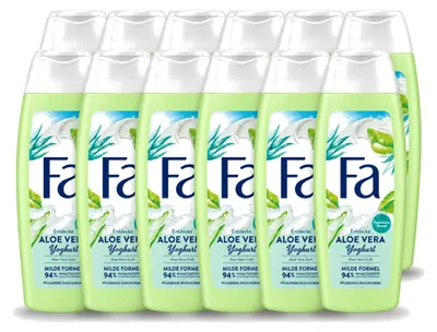 Obrázek produktu pro 12 kusů sprchového gelu Fa Yoghurt s aloe vera, objem 250 ml – výhodná balení