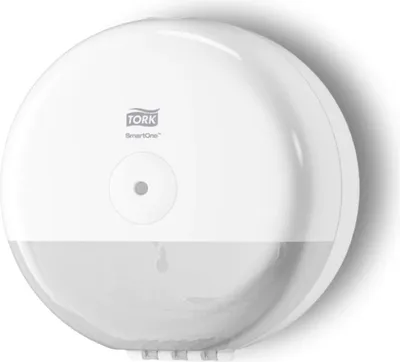Produktbild von Tork 681000, Rollen-Toilettenpapierspender, Weiß, Kunststoff, 219 mm, 156 mm, 219 mm