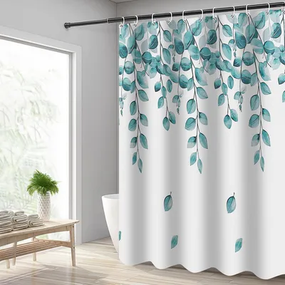 Immagine prodotto di Tenda da doccia verde, dimensioni 180 x 200 cm
