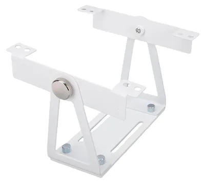 Image de Support de ventilateur de bureau polyvalent pivotant à 360°, compatible avec les ventilateurs d'ordinateur de 120 mm et 140 mm, blanc