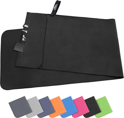 Imagen del producto de Toalla de microfibra para fitness, 120 x 50 cm, compacta, de secado rápido, toalla deportiva para llevar