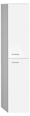 Imagen del producto de Aqualine ZOJA/KERAMIA, armario alto, 30x140x25 cm, blanco