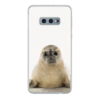 Produktbild von MuchoWow® Handyhülle Schutzhülle Hülle für Samsung Galaxy S10e Robbe - Tiere - Kinder - Jungen - Mädchen - Kinder Silikon Softcase Handy Hülle - Handy