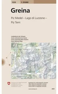 Produktbild von Swisstopo 1 : 25 000 Greina