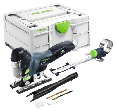 Image de Scie sauteuse pendulaire sans fil Festool PSC 420 EB-Basic 18 V 120 mm sans balais + coupe-cercle + Systainer - sans batterie, sans chargeur