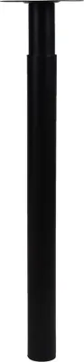 Immagine prodotto di Gamba del tavolo regolabile in acciaio nero 700 - 1100 mm - Per pezzo