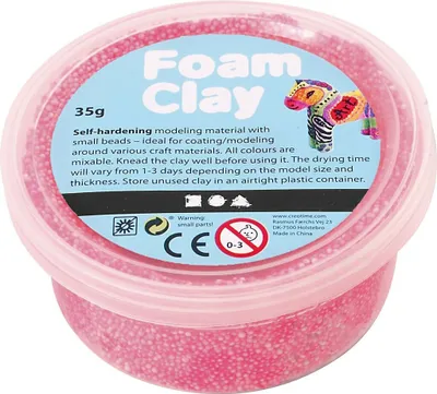 Zdjęcie produktu dla Glinka piankowa - neonowy róż, 35gr.