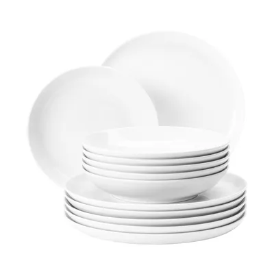 Produktbild von Tafelservice 12-teilig rund - Seltmann Weiden Lido weiß uni 3