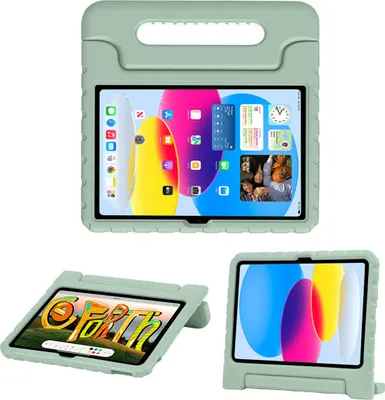 Immagine prodotto di custodia per iPad 10 2022 10,9 pollici, iPad 11 2025 11 pollici: imoshion Back Cover con maniglia di sicurezza per bambini