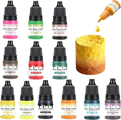 Immagine prodotto di Set di colori a gouache, 12 colori, 5 ml, a base d'acqua, ideale per progetti creativi