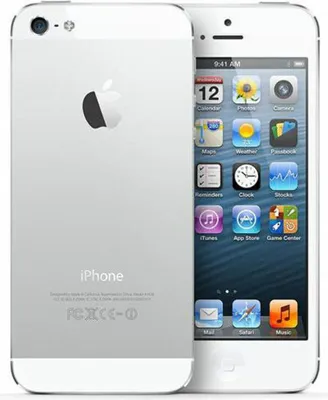 Produktbild von Apple iPhone 5, 10,2 cm (4"), 1136 x 640 Pixel, 16 GB, 8 MP, iOS 6, Silber, Weiß