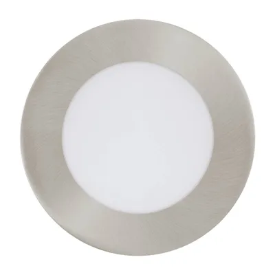 Produktbild von EGLO FUEVA 1, Einbaustrahler, 1 Glühbirne(n), 48 W, 3000 K, 600 lm, Nickel, Weiß