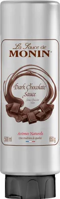 Obrázek produktu pro Monin Dark Chocolat Sauce Intenzivní příchuť hořké čokolády 500ml