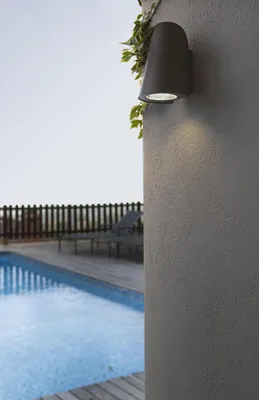 Obrázek produktu pro Venkovní nástěnné svítidlo TINIA IP44 tmavě šedé