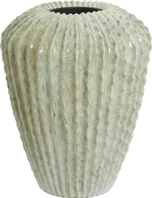 Immagine prodotto di Vaso CACTI in pietra con finitura verde menta - Ø52x65 cm