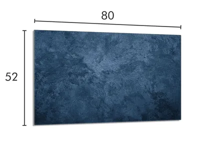 Imagen del producto de Placa protectora de vidrio para estufa, dimensiones 80x52, diseño pizarra