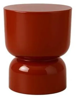 Produktbild von Pomax Mimea Hocker, Rot, Ø 36 x H 46 cm