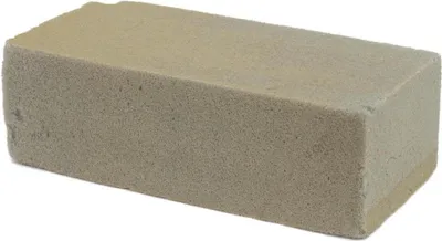 Produktbild von artplants.de Steckschaum Ziegel Cleto für Kunstblumen, grau, 23x11x7,5cm - Steckschwamm