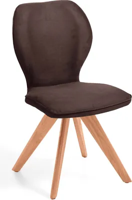 Produktbild von 2er Set Niehoff Sitzmöbel Colorado Trend-Line Design-Stuhl Kernbuche/Polyester - 180° drehbar