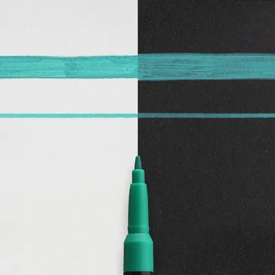 Produktbild von SAKURA Permanent-Marker Permapaque fein grün