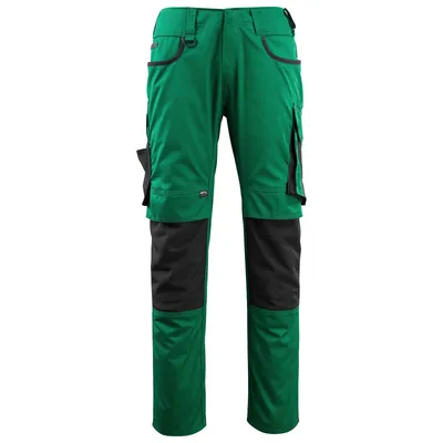 Produktbild von MASCOT 13079-230-0309-82C50, Hosen, Mann, Schwarz, Grün, 82C50, 880 mm, 82 cm