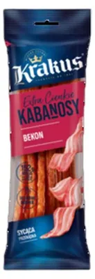 Zdjęcie produktu dla Kabanosy z bekonem 95 g Krakus