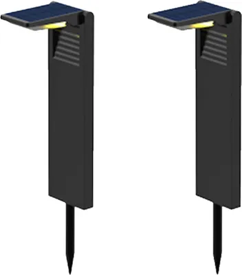 Produktbild von Set mit 2 Solarleuchten zum Pflanzen - LUMISKY - SHARP - H41 cm - kaltweißes LED