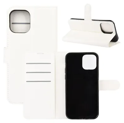 Produktbild von Handyhülle Schutztasche Case Cover Klapptasche Wallet Bookstyle Etuis Bumper, Farbe:Weiß, Modell wählen:Xiaomi Mi Note 10 Lite