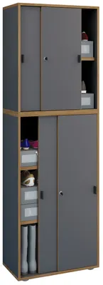Produktbild von Büroschrank Schiebetüren Salia 5fach B60