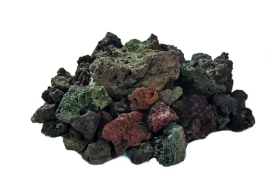 Produktbild von Lavasteine rötlich für Gas-Feuerstelle, 3kg